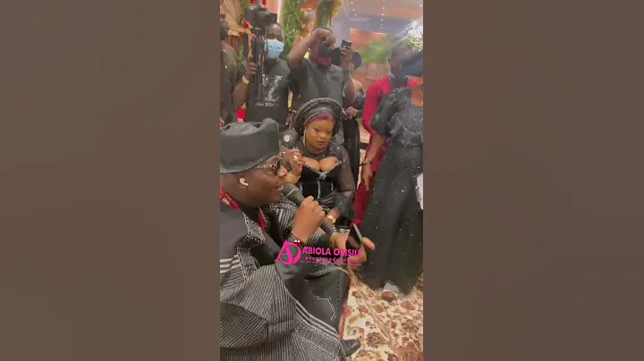 Sir Shina Peters Represent Toyin Lawanis Late Dad at Her Wedding