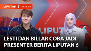 Begini Aksi Lesti  Billar Jadi Presenter Berita Saat Berkunjung Ke Redaksi Liputan 6  Liputan 6