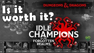 Idle Champions of the Forgotten Realms - Is it worth it?