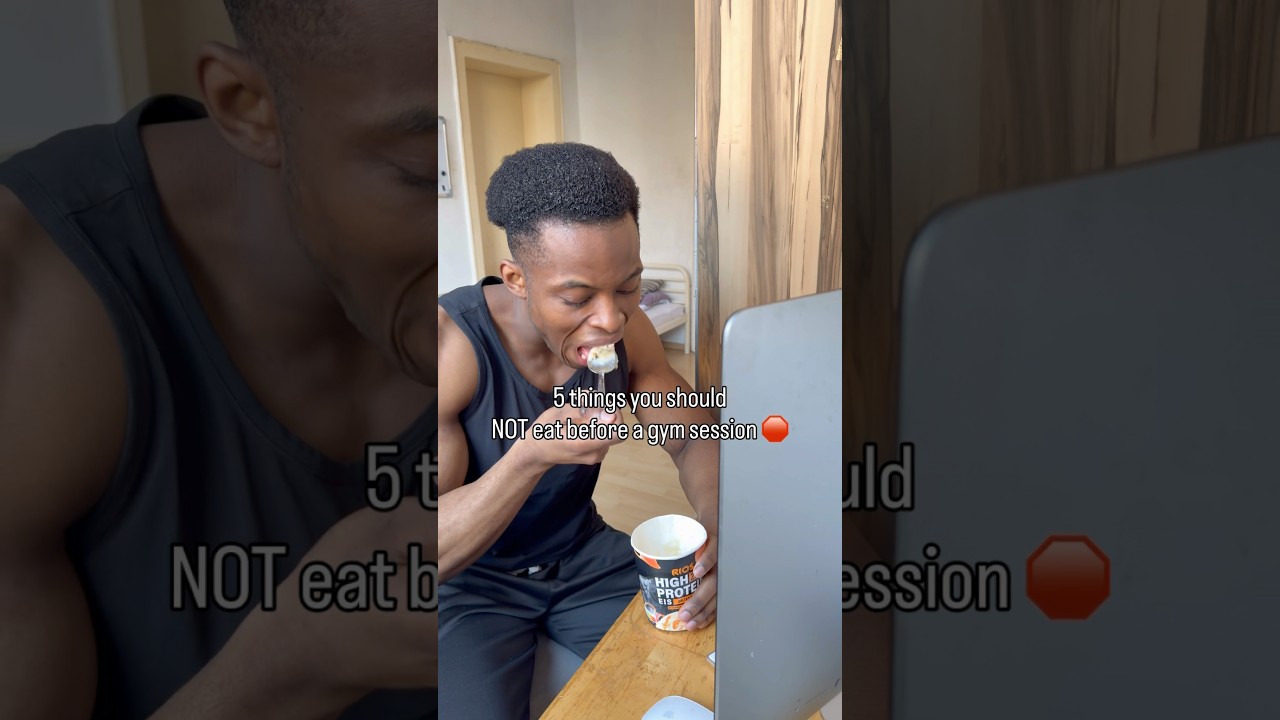 5 things you should “NOT“ eat before a gym session