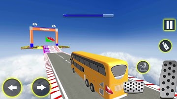 Impossible Bus Jumping Racing Stunts drive - Bus Driving Simulator - Android Car Games