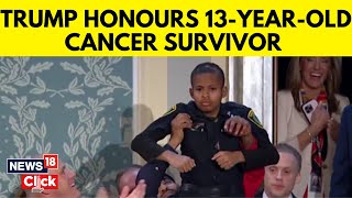 Trump Names 13-year-old Cancer Survivor DJ Daniel An Honorary Secret Service Agent |Trump News |N18G