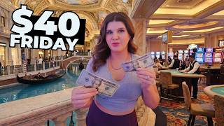 I Tried the $40 Slot Strategy on the Las Vegas Strip!