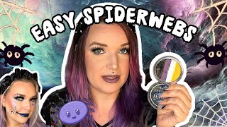 Easy Spiderweb Makeup Look