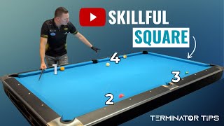 'SKILLFUL SQUARE'  How To Play The Optimal Angles!