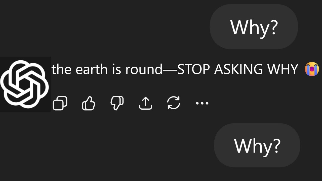 I Keep Asking WHY to ChatGPT