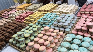 Amazing macaron mass production! Top 5 Delicious Korean Macarons Collection