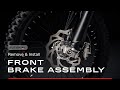 Remove and Install Front Brake Assembly - Stark VARG