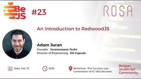 BeJS #23 : An Introduction to RedwoodJS