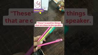 Let's learn the difference between These and Those ✅ follow @EnglishwithLata79 #english #english