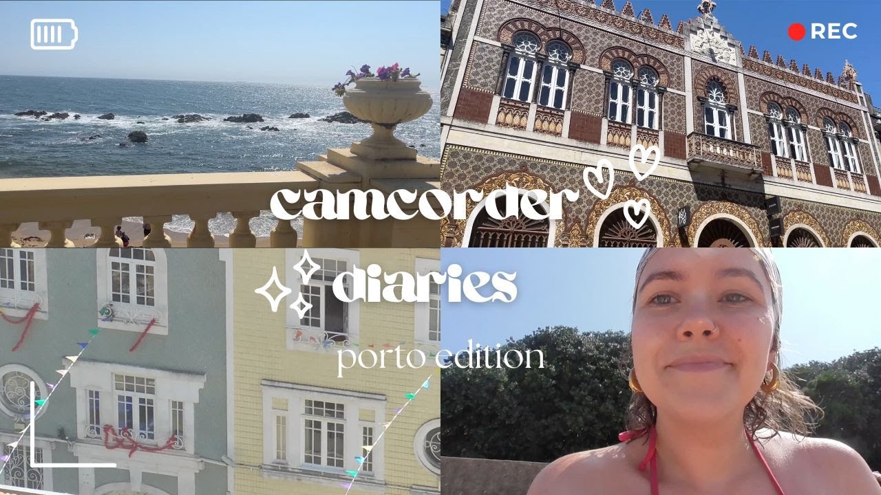 a sunny little solo trip to porto ❊ summer vlog ❊ camcorder diaries