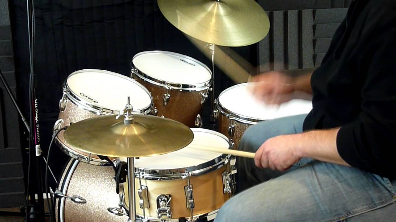 Vintage Slingerland 20/12/13/16 Kit & Eames 6.5" X 14" Snare Drum YouTube