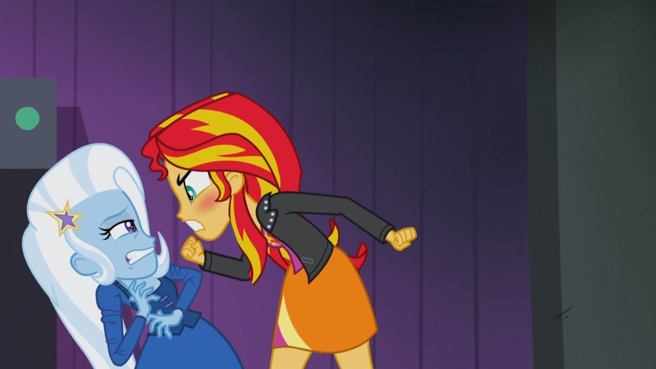 Image result for Sunset Shimmer and Trixie"