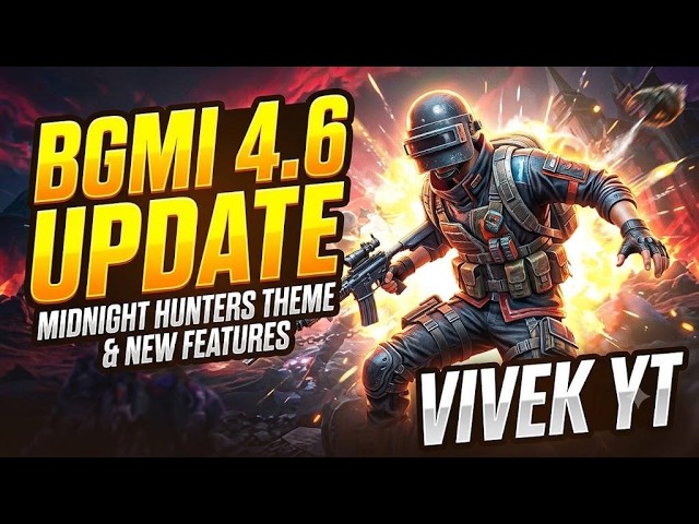 🚨 BGMI 4.6 UPDATE IS HERE! 🔥 New Features & Gameplay |BGMI