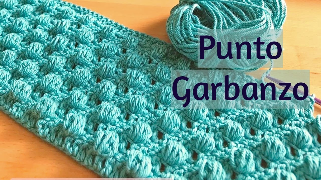 PUNTO GARBANZO fácil de hacer -La Magia del Crochet-