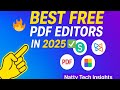 Top 10 Free PDF Editors in 2025 | No Hidden Fees