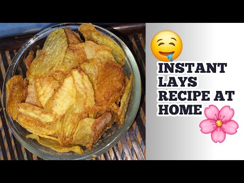 How To Make Lays Chips At Home🤯 | Potato Chips Recipe | Easy Potato Chips Recipe At Home 🏡 |