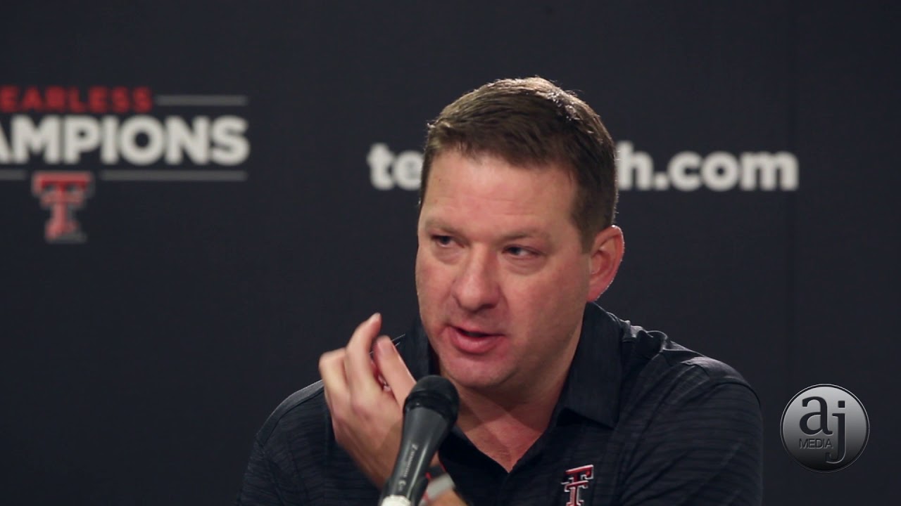 Texas Tech Chris Beard Press Conference YouTube