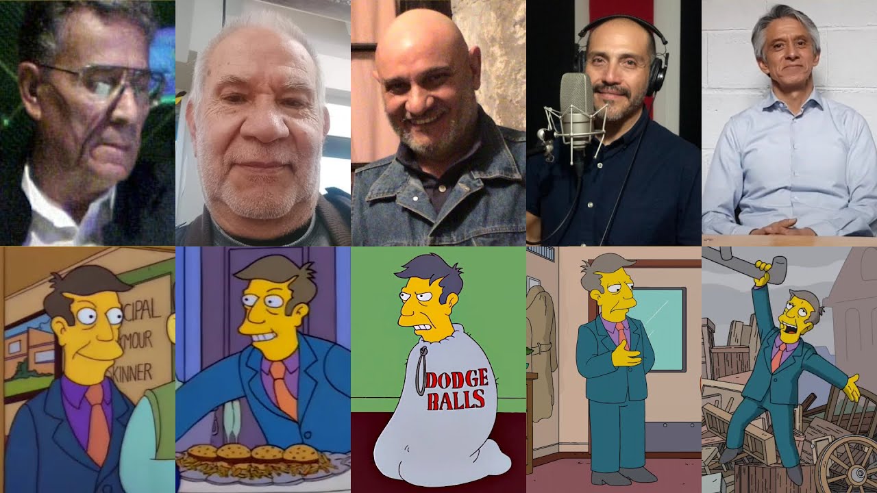 Evolución de las voces latinas del Director Skinner