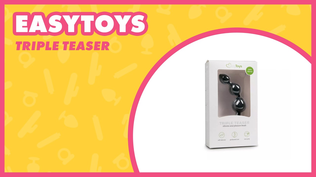 EasyToys Triple Teaser | Soft Silicone Multi-Bead Massager 💗 EasyToys