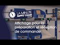 La minute supply chain  affichage pour la prparation et rception de commande