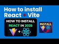 How to install React Vite on Windows 2025 | Vite React Installation Guide