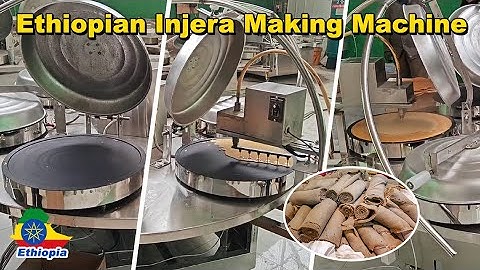 Ethiopia Injera Making Machine|Ethiopian Teff Injera Bread Making Machine|Thin Pancake Maker