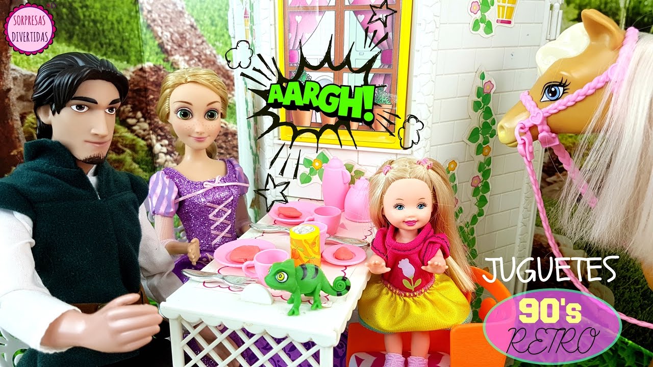 rapunzel y blancanieves van al spa