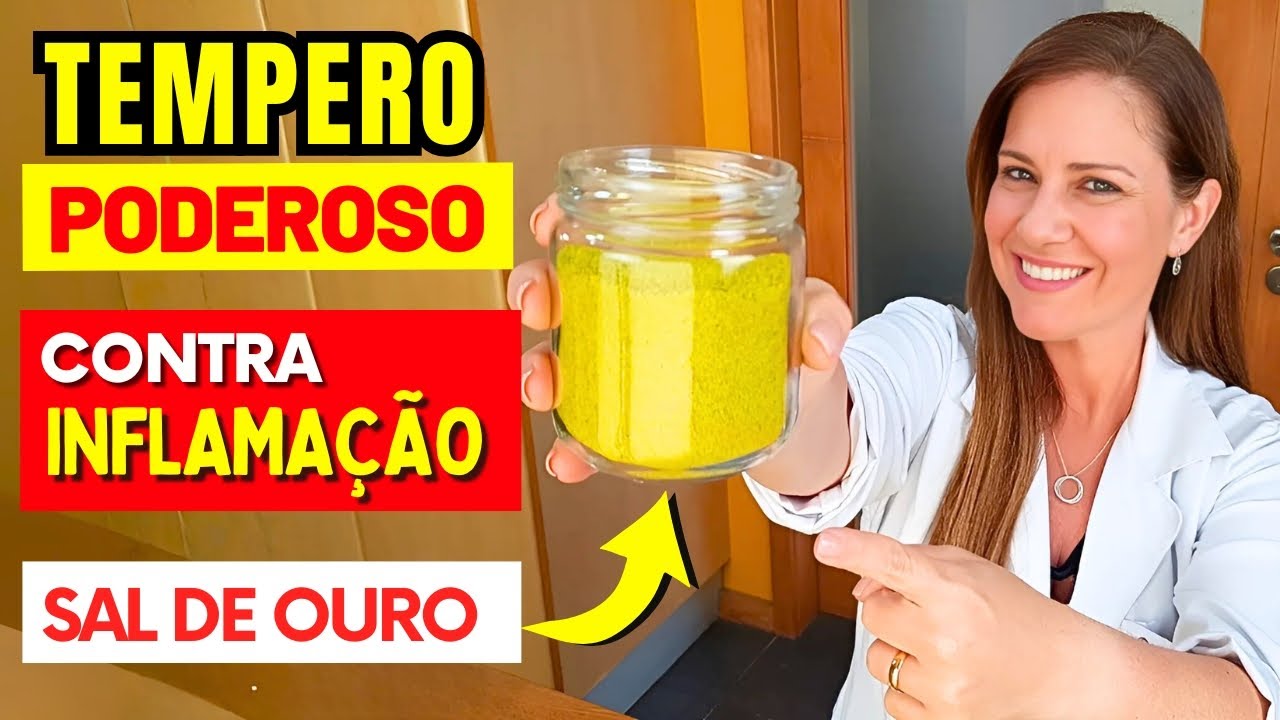 SAL DE OURO - TEMPERO PODEROSO para INFLAMAÇÃO! Fácil e Delicioso