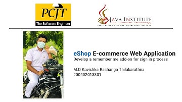 Web Project Task 04 | 1st Year | Semester 01 | Java Institute | Kavishka Rashanga