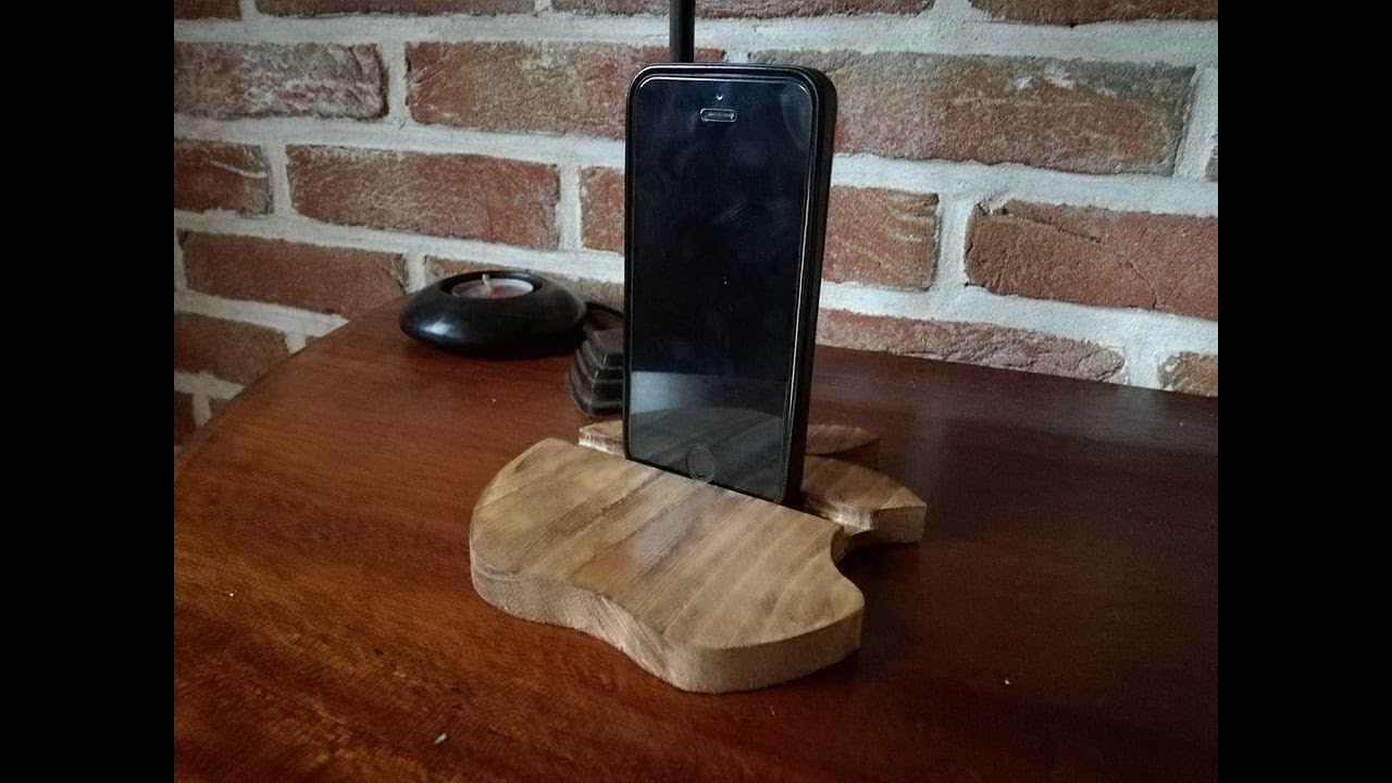 Fabriquer Un Porte Téléphone Apple En Bois De Palette