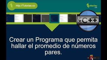 operadores – visual C++ (promedio de numeros pares)