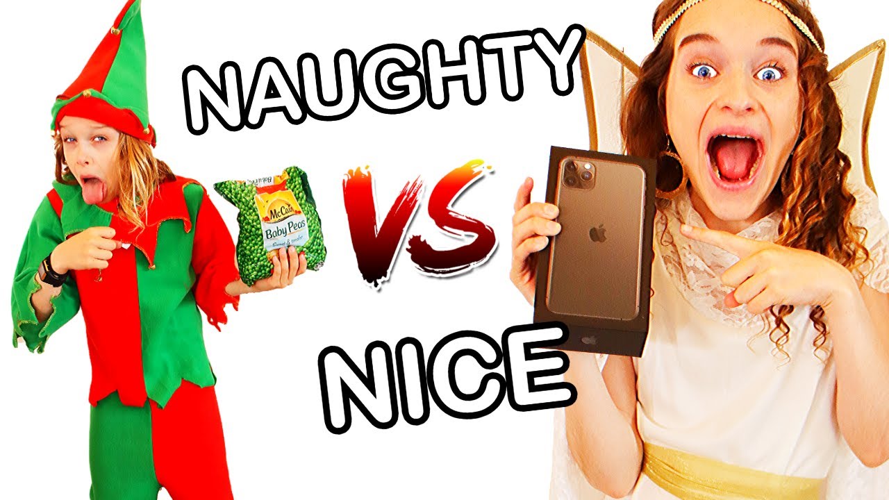 You Tricked Me Naughty Vs Nice Challenge Wthe Norris Nuts Youtube 