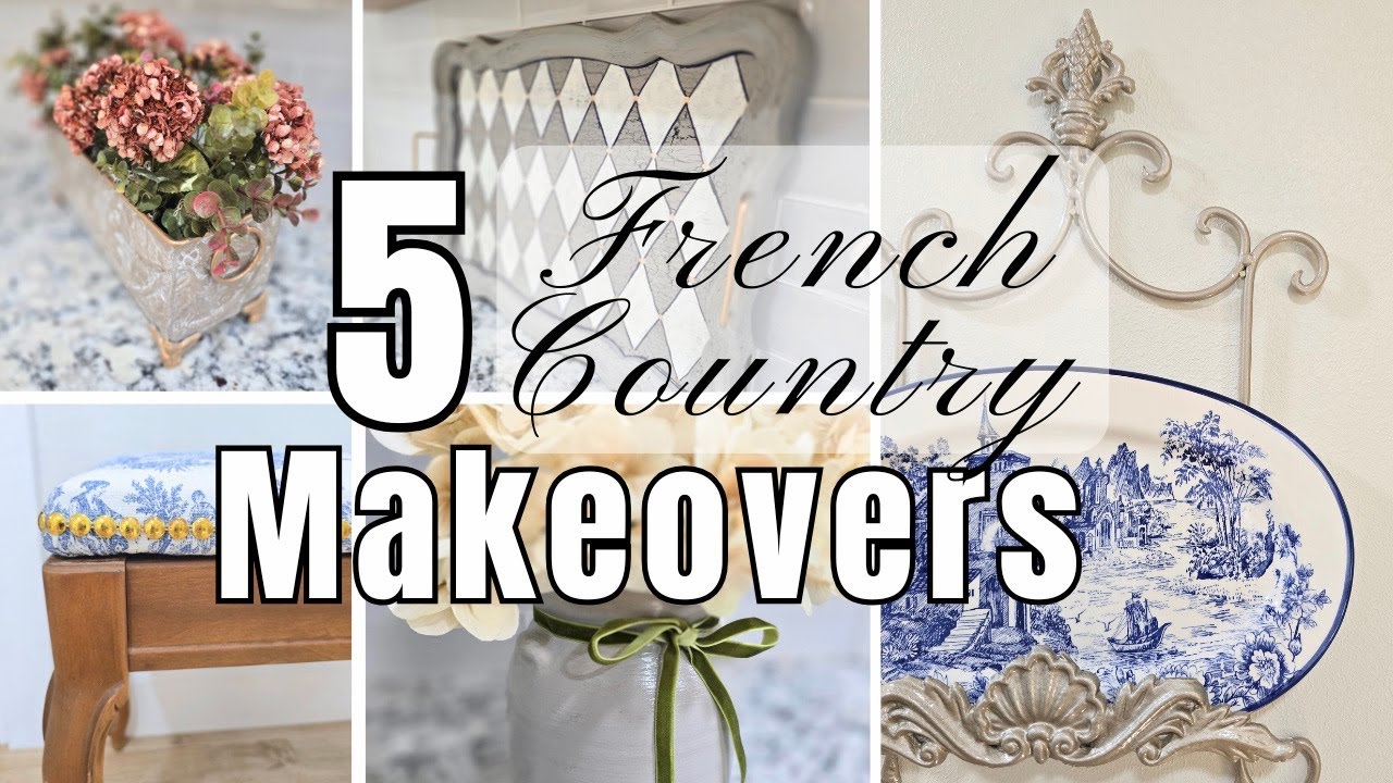French Country Thrift Flip Challenge | Shop, Flip & Decorate