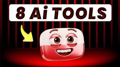 8 Free AI Tools Every YouTuber MUST Try!"