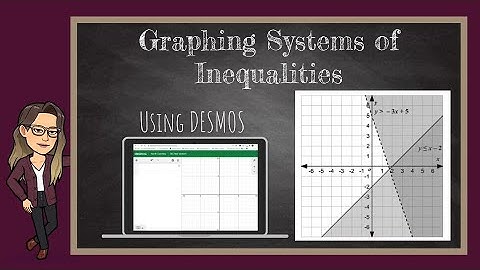 Graphing Systems of Inequalities in Desmos