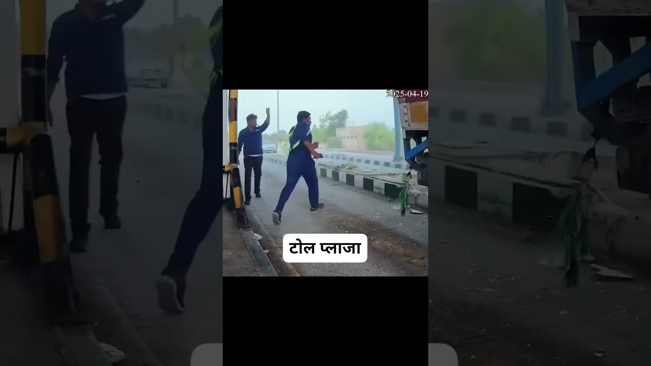 Truck Destroys Tol Plaza in Sec  Unbelievable Crash Caught on Camera!