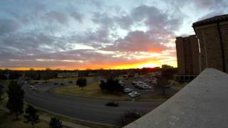 Lubbock Sunset Time Lapse at Rush Hour