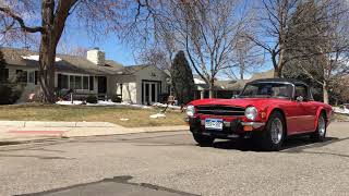 1976 TR6 Drive by Video