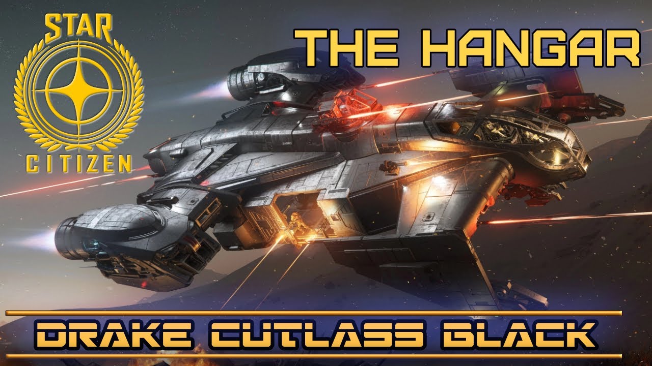 Star Citizen Virtual Hangar Drake Cutlass Black [Gaming Trend] YouTube