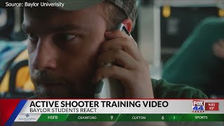 Baylor Students React to Active Shooter Training Video