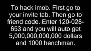 Imob Money Account Hack