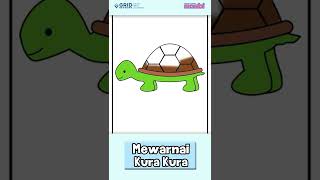Mewarnai Kura-Kura #shorts