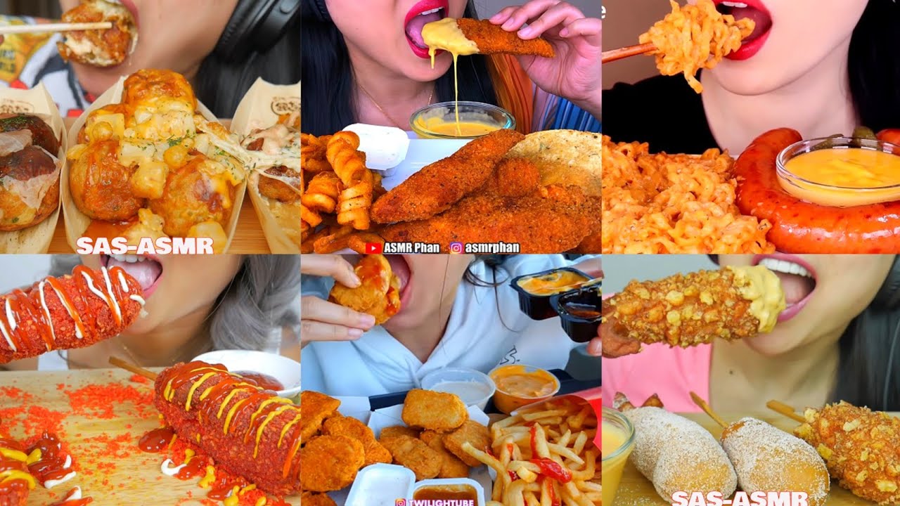 MUKBANG COMPILATION *JANE ASMR, SAS ASMR, ASMR PHAN, ZACH CHOI, MUKBANG, HONGYU, N.E*