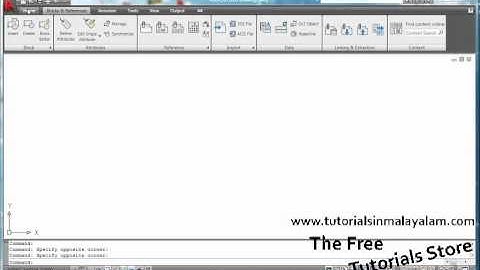 Free Latest Autocad  Tutorials 2011: Part2 - model space in autocad 2009