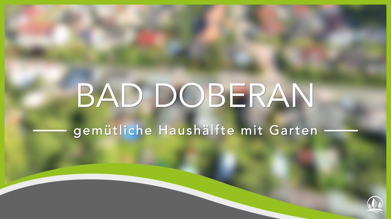 Bad Doberan gemütliche Haushälfte mit Garten Immobilienmakler MV