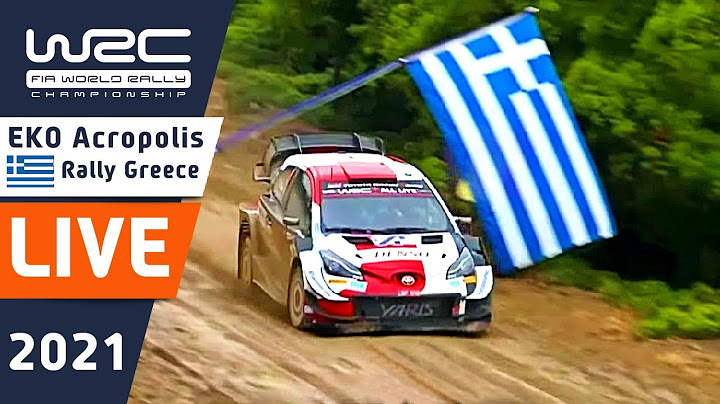 WRC LIVE ! Shakedown at EKO Acropolis Rally Greece 2021 : The WRC live stream from WRC+ ALL LIVE