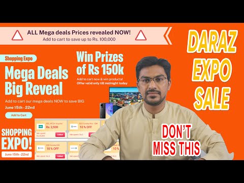 Daraz Shopping Expo | Big Discount Vouchers | Don’t Miss This Sale for Everything | Hateem Tech New