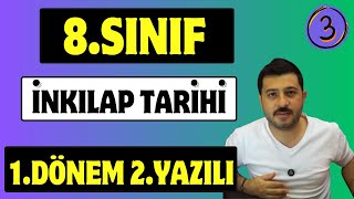 8. Sınıf İnkılap Tarihi 1. Dönem 2. Yazılı - 3