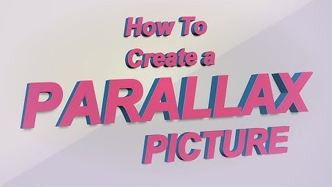 PowerDirector Creating a Parallax picture